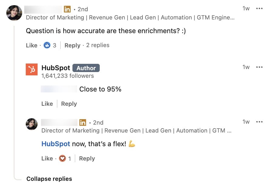 ICP Social Interactions Hubspot