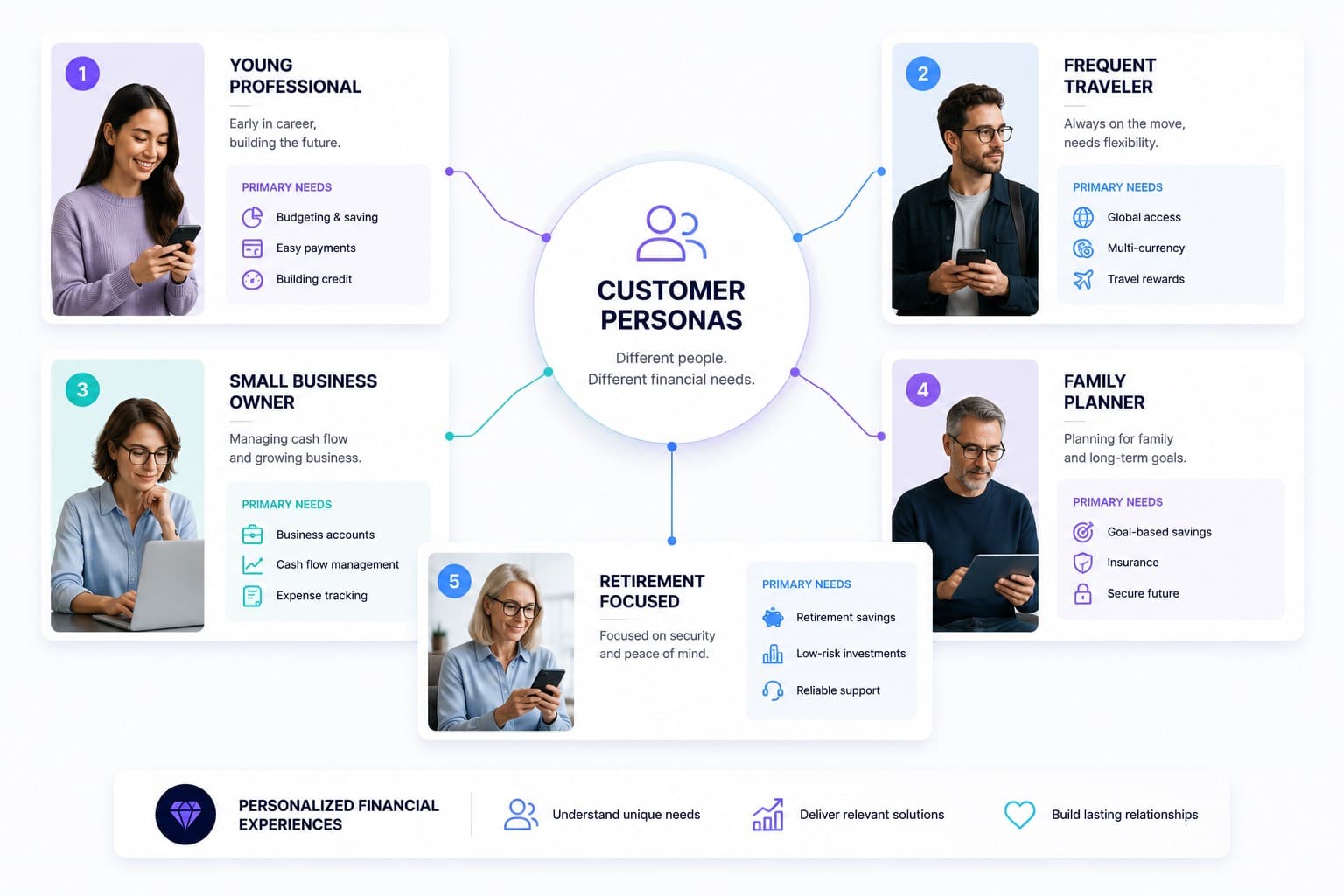 financial customer personas
